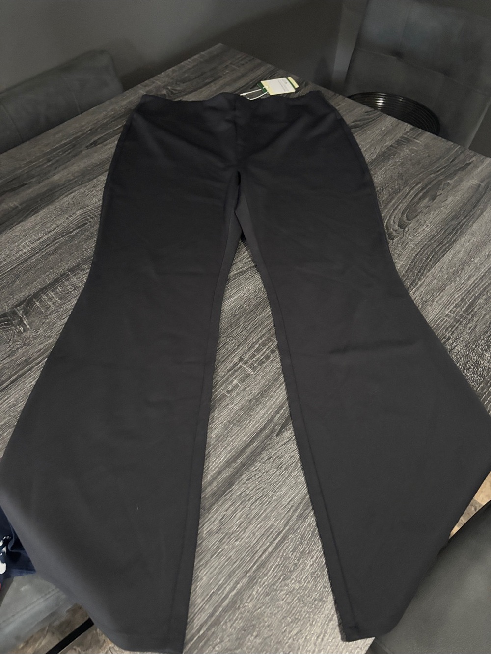 Nwt HALARA Black Women's Flared dress-work pant